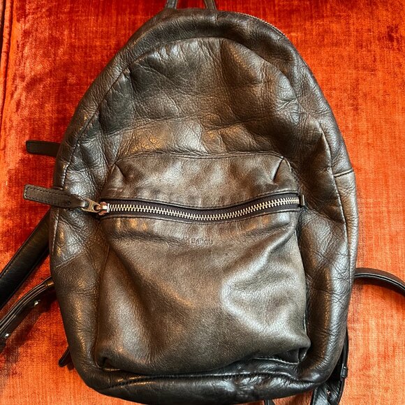 baggu small leather backpack inside BAGGU | Bags | Baggu Leather Mini Backpack